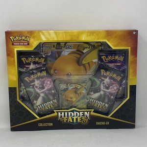 Pokemon Hidden Fates Raichu GX Box New Factory Sealed Ships Today Fast Charizard - Picture 1 of 4