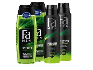 FA Duschgel 2x 250 ml & Deospray 2x 150 ml, Men Speedster, 4er Set Men - Bild 1 von 8