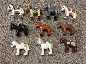 Lego Duplo Pferd Pony Burg Prinzessin Farm Spielplatz klein süß - Bild 1 von 12