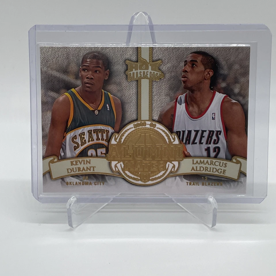 2008-09 Hot Prospects Alumni Mates #AM15 Kevin Durant/LaMarcus Aldridge 🔥🔥 - Image 1 of 3