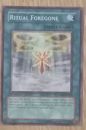 Yu-Gi-Oh! - Ritual Foregone - HISU-EN054 - Invocadores Ocultos - 1ª Edición - Super Rare