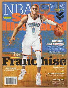 October 24-31, 2016 Russell Westbrook OKC Thunder Sports Illustrated NO LABEL - Picture 1 of 1