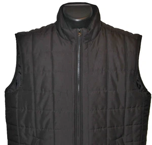 Excellent Chaps  Black Full Zip Quilted Puffer Vest, XL, Black - Picture 1 of 9