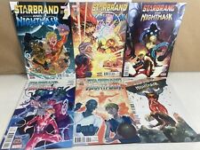 Starbrand and Nightmask 1-6 COMPLETE SET! New Universe Marvel Comics b1955