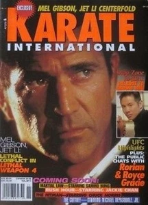 10/98 KARATE INTERNATIONAL MEL GIBSON JET LI BLACK BELT KUNG FU MARTIAL ARTS - Imagen 1 de 1
