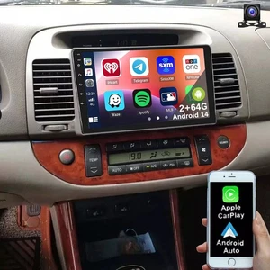 2G+64G For 2000-2006 Toyota Camry Carplay Android 14 Car Stereo Radio GPS BT AHD - Picture 1 of 13