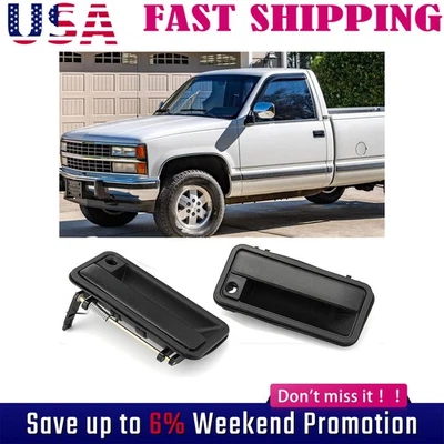 Manija de puerta exterior delantera izquierda y derecha para Chevy GMC 1995 a 2000 Foto 1 de 4