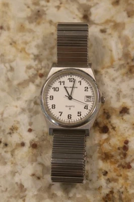 Reloj Pulsera Hombre Helbros Cuarzo Vintage - Nunca Usado, Batería Nueva, Funciona Foto 1 de 4