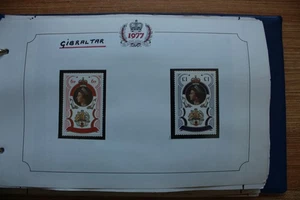 AMAZING 1977 QEII SILVER JUBILEE COLLECTION IN ALBUM MNH SETS & MINIATURE SHEETS - Picture 1 of 24