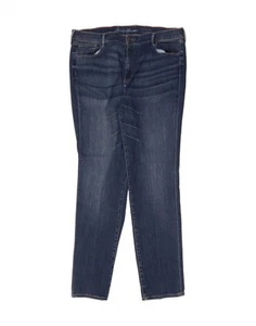 EDDIE BAUER Womens High Waist Straight Jeans US 20 3XL W38 L34 Blue DD12 - Picture 1 of 3
