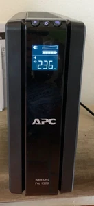 UPS APC Back-UPS Pro 1500VA BR1500G-GR, UPS, czarny z nową baterią, 6 wyjść - Zdjęcie 1 z 2