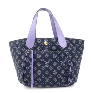 Louis Vuitton Beach Line Cabas Ipanema PM Tote Bag Marine M95983 Auth Used F/S - Picture 1 of 24