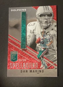 2021 Panini Donruss Elite Spellbound Red Dan Marino 90/99 #S-I Dolphins - Picture 1 of 2