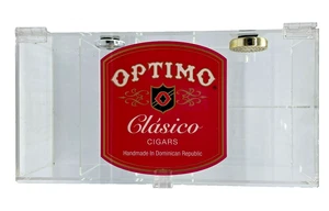 OPTIMO CLÁSICO CIGARRO ACRÍLICO TIENDA TABACO MOSTRADOR EXHIBICIÓN HUMIDOR PUBLICIDAD - Imagen 1 de 13