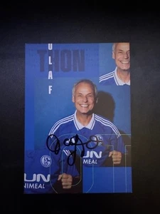 Original Autogramm OLAF THON DFB WM 1990 SCHALKE 04 - Bild 1 von 2