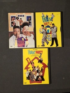 House Party 1 + 2 + 3 Kid 'N Play Bernie Mac The Real Set - Imagen 1 de 3