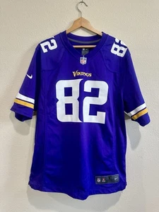 Nike On-Field Minnesota Vikings Kyle Rudolph #82 Jersey Mens Size L Purple NFL - Picture 1 of 7