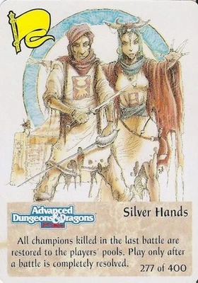 Silver Hands 277/400 - 1st Edition Spellfire CCG TSR, Inc. 1994 - Immagine 1 di 4