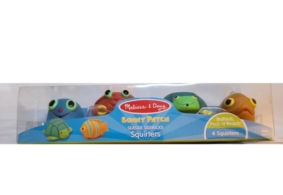 Melissa & Doug Sunny Patch 4pk Compañeros junto al mar Ardillas Baño Piscina Juguetes 6m+ Foto 1 de 4