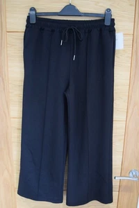 NEW COLLECTION PETITE WIDE LEG STITCH FRONT SEAM TROUSERS SIZE 12 EU 40 R6 - Picture 1 of 3