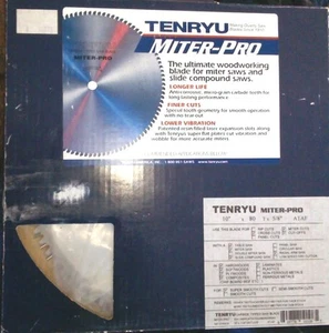 Tenryu Miter-Pro 10" X 80T X5/8" - Picture 1 of 2