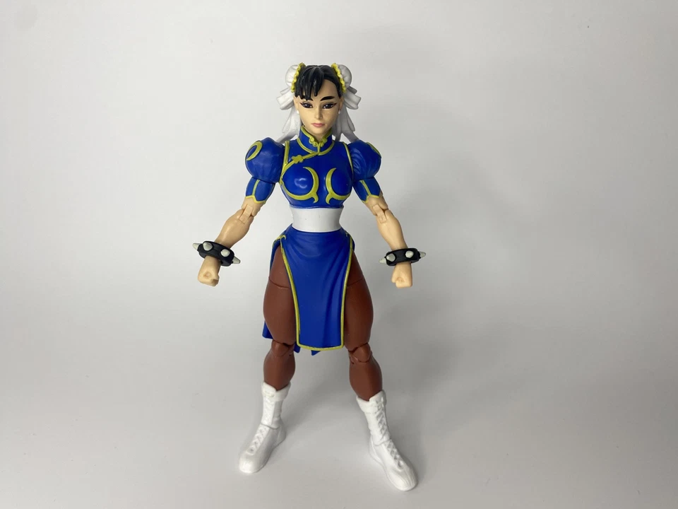 "Figura de acción de juguete TMNT VS Street Fighter Chun-Li 6"" 35 aniversario Playmates" Foto 1 de 1