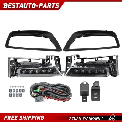 A Pair LED Bumper Fog Lights Fit For 2013 2014 2015 Honda Accord Sedan 4DR Foto 1 de 4