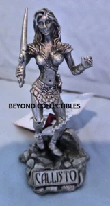 XENA - EDICIÓN LIMITADA CALISTO ESCULTURA ESTAÑO ESTATUA COMSTOCK CREACIONES 1998 - Imagen 1 de 5