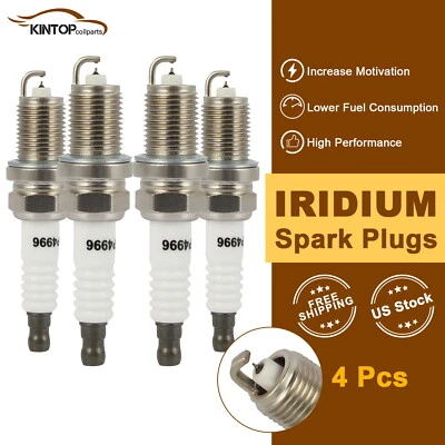 4x bujías de iridio y platino para Saturn SC2 L4 1,9 L 1993-2002 DOHC Foto 1 de 4