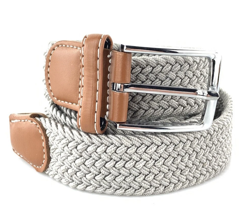 Stretchgürtel Flechtgürtel Herren Damen Gürtel elastisch Jeansgürtel Stoffgürtel - Bild 1 von 1