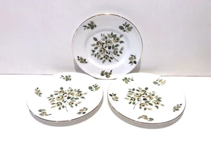Vintage Crown Staffordshire "September" Pattern Side / Dessert Plate x3 - Picture 1 of 3