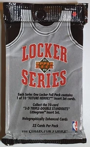 1993-94 Upper Deck NBA Basketball Locker Series Pack Series 1 - Sealed Packs - Picture 1 of 2
