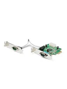 STARTECH PEX2S952LP 2-Port RS-232 PCI Express Serial Card with UART - Picture 1 of 2