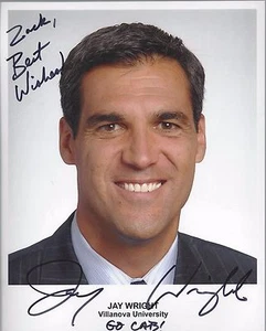 jay wright signed 8x10 autographed photo villanova wildcats 2018 ncaa champs 18 - Picture 1 of 1