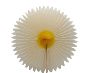 Juego de 3 flores de papel de panal de 12 pulgadas cuando se abre Dinamarca - Imagen 1 de 9