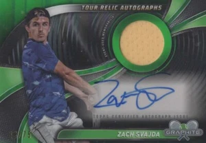 Topps 2024 Graphite Tennis Zach Svajda Relic Autograph Auto Chrome Card 39/75 - Bild 1 von 3
