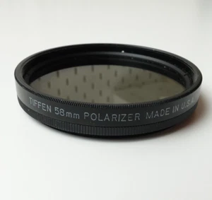 Tiffen 58mm Polarizer Lens Filter Made in USA Camera Photography Filter - Picture 1 of 9