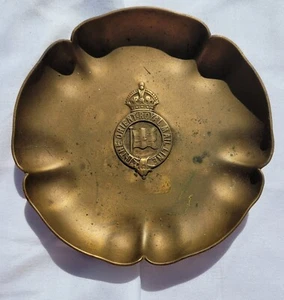 The Orient Royal Mail Line Copper Ashtray Trinkets Jewelry Change Dresser Desk  - Picture 1 of 5