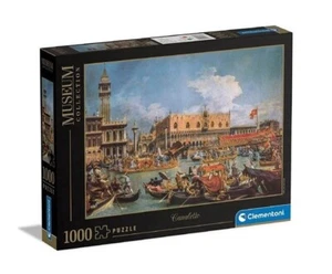 Puzzle Clementoni 1000 pezzi Museum Collection Canaletto Venezia Bucintoro molo - Foto 1 di 1