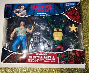 Remix de 6" de Playmates Teenage Mutant Ninja Turtles Stranger Things Raphael & Hopper - Imagen 1 de 8