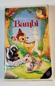 Bambi (VHS 1988) Walt Disney's The Classics Black Diamond 942 - Picture 1 of 9