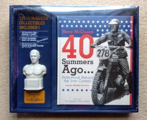 Steve McQueen 40 Summers Ago Photo Book & Collection Poster T-Shirt Bust-up New - Bild 1 von 14