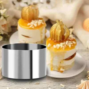 Round Cake Ring Mold Set Cake Decoration Tools Cupcake Baking Mould Tools - Picture 1 of 14