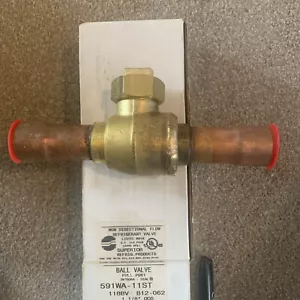 SUPERIOR VALVE COMPANY INTEGRA-SEAL WELDED BALL VALVE 591WA-11ST 1-1/8" O.D.S. - Picture 1 of 2