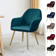 Soft Velvet Fabric Elasticity Washable Removable Dining Seats Chair Covers AU