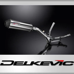 Suzuki DL650 V-Strom 2004-2011 Slip On 13.5" XOval Stainless Exhaust Muffler Kit - Foto 1 di 5