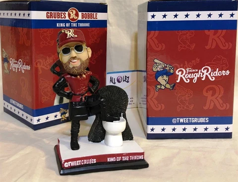 2018 FRISCO ROUGH RIDERS GRUBES "GAME of THRONES" GOT SGA BOBBLEHEAD RANGERS Cover