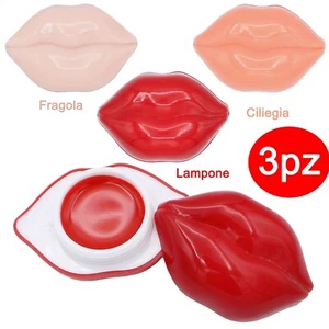 3x Feuchtigkeitsspendender Lippenbalsam Aufpolsternd Face Complex Erdbeere Himbeere Kirsche - Bild 1 von 8
