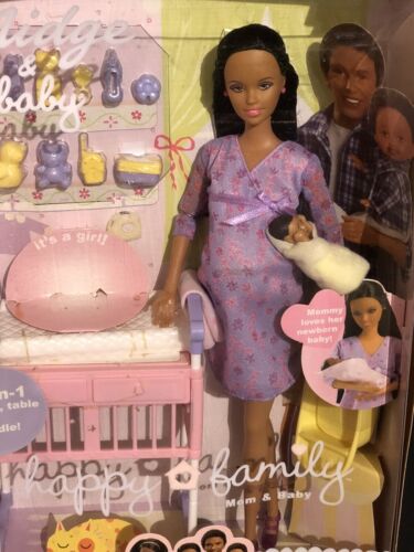 Boneca Barbie Grávida Midge Baby Família Feliz Vintage Top em