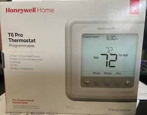 2 pk--Brand New in Box Honeywell T6 Pro Programmable Thermostat - White